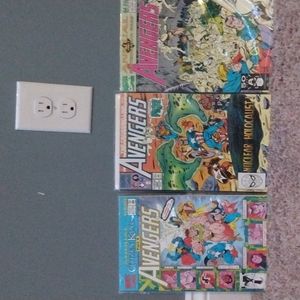3 Avengers comic book lot